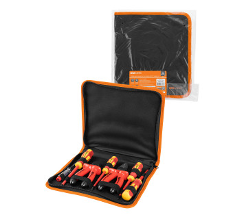 Набор диэлектрического инструмента №2, тканевый пенал, 7 предметов, 1000 В, «ПрофиЭлектрик» TDM