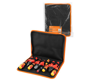 Набор диэлектрического инструмента №3, тканевый пенал, 9 предметов, 1000 В, «ПрофиЭлектрик» TDM