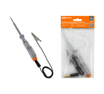 Автомобильный пробник (тестер) 135 мм,  6-24 В,  провод 0,5 м, 