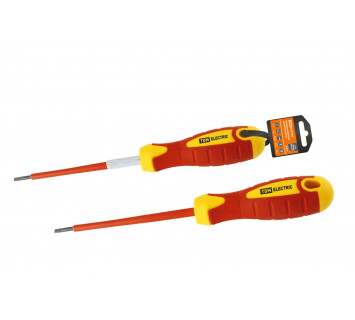 Отвертка шлицевая диэлектрическая тип SL5x125, серия «ЭкспертЭлектрик» TDM
