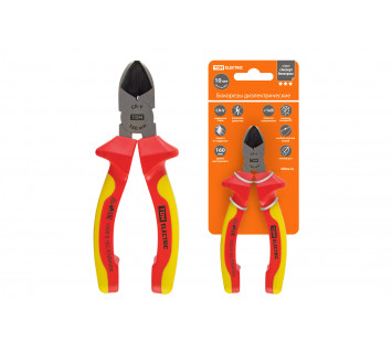 Бокорезы диэлектрические, 160 мм, 1000 В, CR-V, «ЭкспертЭлектрик» TDM