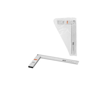 Угольник столярный 300 мм алюминиевый, усиленный, облегченная рукоятка, 