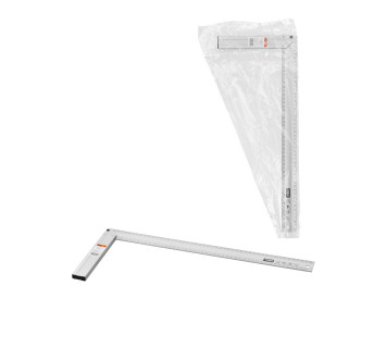 Угольник столярный 500 мм алюминиевый, усиленный, облегченная рукоятка, 