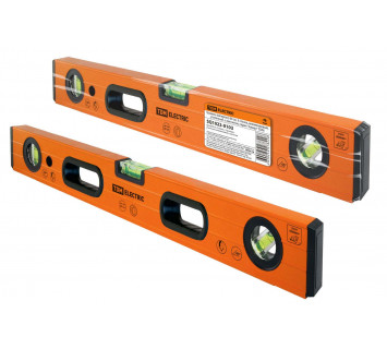 Уровень (ватерпас) 80 см, 3 глазка, алюминиевый, усиленный, с магнитом, серия 