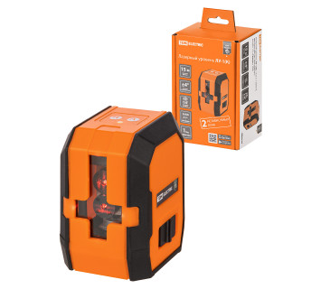 Лазерный уровень ЛУ-1(К), 15 м ± 1 мм/5 м, два луча, 635 нм, красный луч, резьба 1/4, «Гранит» TDM