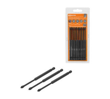 Набор бит PH2x125, односторонних, сталь S2, Е 1/4