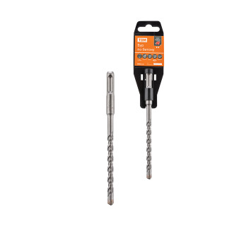 Бур по бетону, 8?160?100 мм, SDS-Plus, 4 резца, пластиковый держатель, 1 шт, 