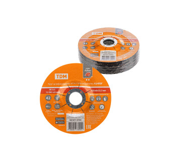 Круг шлифовальный, зачистной по металлу, 125х6х22,2 мм, тип 42, A24RBF, серия 