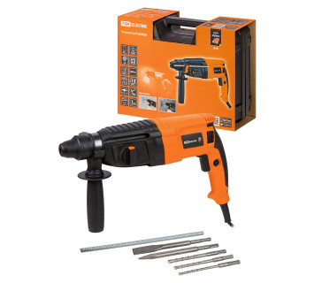 Перфоратор П-850/26, 850 Вт, 0-1150 об/мин, 0-5300 уд/мин, 3 Дж, патрон SDS-Plus, кейс, 