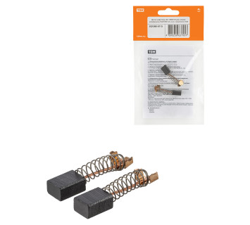 Щетки графитовые ЩГ-10800105 для угловой шлифмашины УШМ 900/125, 2 шт. в комплекте, TDM