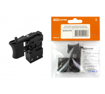 Кнопка FA2-5/1BEK, выключатель для сетевого шуруповерта СШ-280, TDM