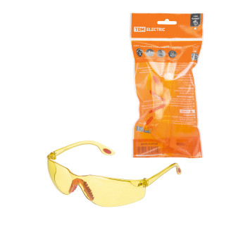 Очки защитные открытые УДН, желтые, 