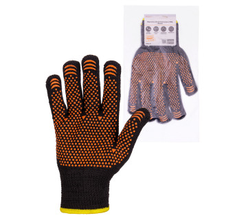 Перчатки х/б плотной вязки с ПВХ, 