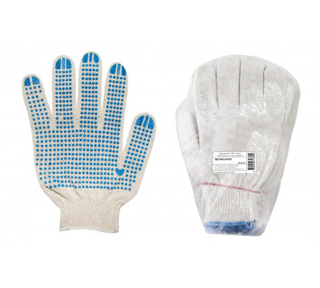 Перчатки х/б с ПВХ , 