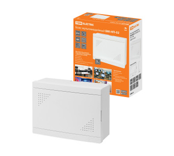 Бокс мультимедийный БМ-НП-02, 320х260х125, IP31 TDM