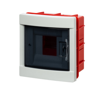 Бокс ЩРВ-ПМ-4 модуля, встраиваемый, АБС-пластик, IP40, Народный