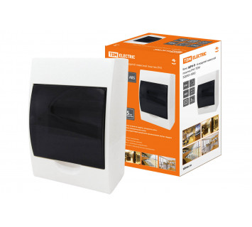 Бокс ЩРН-П-6модулей навесной пластик IP41 TDM