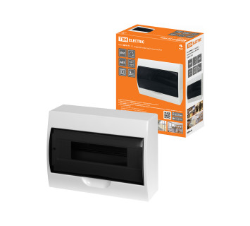 Бокс ЩРН-П-12модулей навесной пластик IP41 TDM