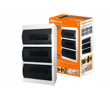 Бокс ЩРН-П-36 модулей навесной пластик IP41 TDM