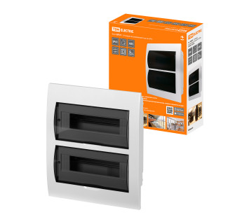 Бокс ЩРВ-П-24модуля встраиваемый пластик IP41 TDM