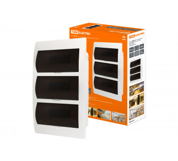 Бокс ЩРВ-П-36 модулей встраиваемый пластик IP41 TDM