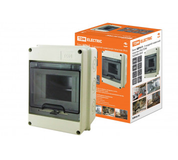 Бокс ЩРН-П-5 модулей навесной пластик IP65 TDM