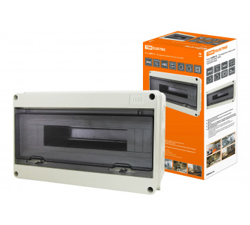 Бокс ЩРН-П-18 модулей навесной пластик IP65 TDM