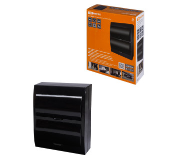 Бокс ЩРН-П-24 модуля навесной пластик IP41, Антрацит TDM