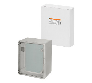 Бокс пластиковый ЩМП-0-6, прозр., крышка ABS, IP65, -45 до +75 С, навесной, (500x400x180) TDM