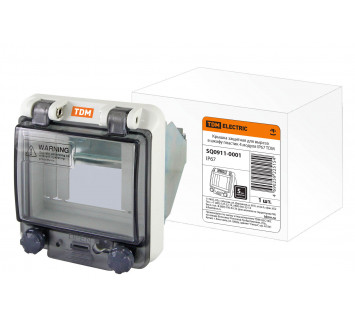 Крышка защитная для выреза в шкафу пластик 4 модуля IP67 TDM