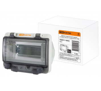 Крышка защитная для выреза в шкафу пластик 6 модулей IP67 TDM