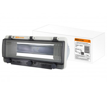 Крышка защитная для выреза в шкафу пластик 12 модулей IP67 TDM