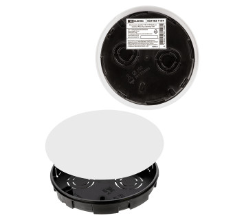 Монтажная коробка У194 СП D75х15 мм, крышка, IP20, инд. штрихкод TDM