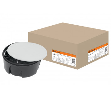 Монтажная коробка У195 СП D75х30мм, крышка, TDM