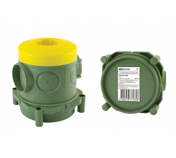 Установочная коробка СП 82х80х91,5мм, для заливки в бетон, инд. штрихкод, TDM