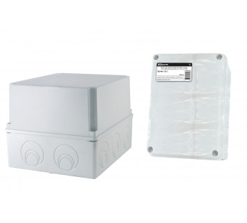 Распаячная коробка ОП 240х195х165мм, крышка, IP44, кабельные ввода d28-3 шт., d37-2 шт., TDM
