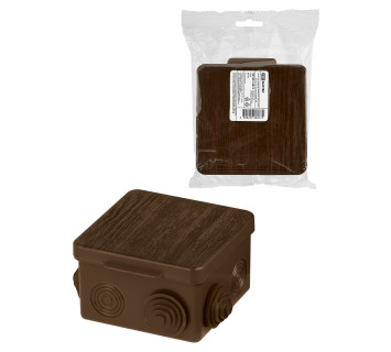 Распаячная коробка ОП 80х80х50мм, крышка, 