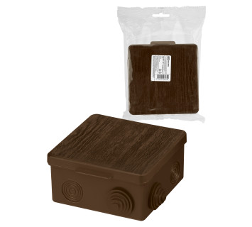 Распаячная коробка ОП 100х100х55мм, крышка, 