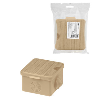 Распаячная коробка ОП 65х65х50мм, крышка, 