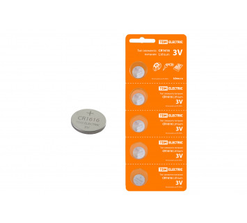 Элемент питания CR1616 Lithium 3V BP-5 TDM