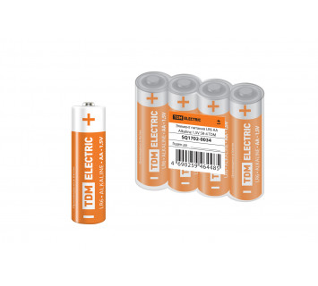 Элемент питания LR6 AA Alkaline 1,5V SR-4 TDM
