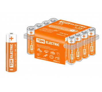 Элемент питания LR6 AA Alkaline 1,5V BOX-24 TDM