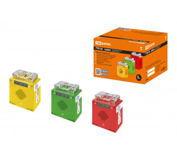 Трансформатор тока измерительный ТТН  30/200/5-5VA/0,5-Р (3 шт., color) TDM