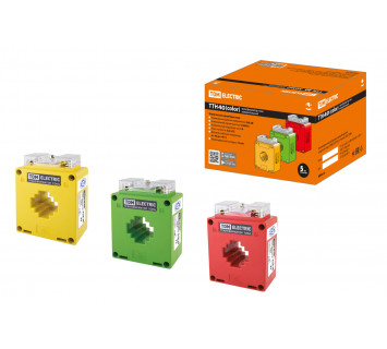 Трансформатор тока измерительный ТТН  40/300/5-5VA/0,5-Р (3 шт., color) TDM