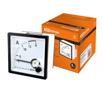 Амперметр А72П  15А-1,5 TDM