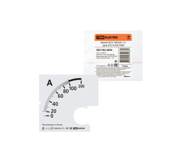 Шкала Ш72  100/5А-1,5 (для А72 Х/5А) TDM
