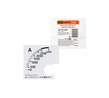 Шкала Ш72 2500/5А-1,5 (для А72 Х/5А) TDM