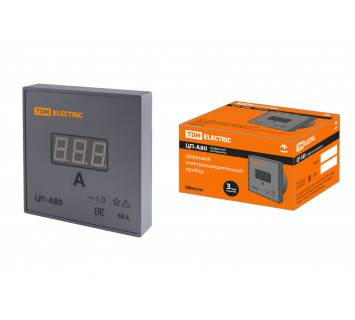 Цифровой амперметр ЦП-А80 60А-1,0 (без поверки) TDM