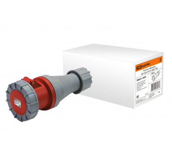 Розетка кабельная IP67 63А 3Р+РЕ 380В TDM