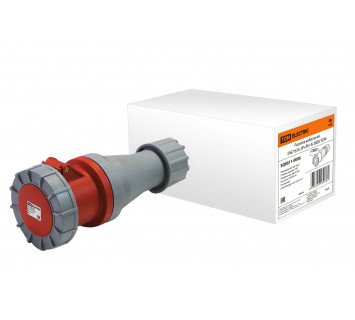 Розетка кабельная IP67 63А 3Р+РЕ+N 380В TDM